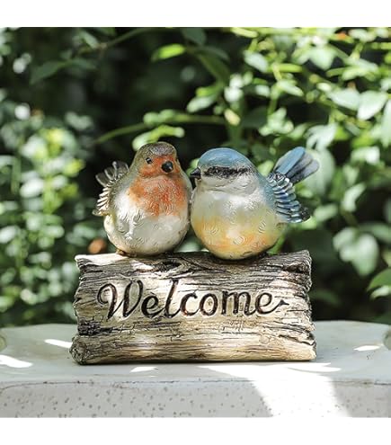 Amazon.co.jp: くまの置物 ウエルカム くまさん 鳥 N11224